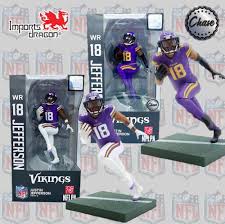 PREMIUM SPORTS ARTIFACTS - NFL 6" PREMIUM VINYL FIGURINE - JUSTIN JEFFERSON SERIES 3 SET OF 2