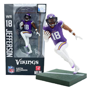 PREMIUM SPORTS ARTIFACTS - NFL 6" PREMIUM VINYL FIGURINE - JUSTIN JEFFERSON SERIES 3