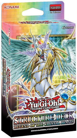 YUGIOH LEGENDS OF THE CRYSTAL BEASTS STRUCTURE DECK - CLEARANCE SALE!!!