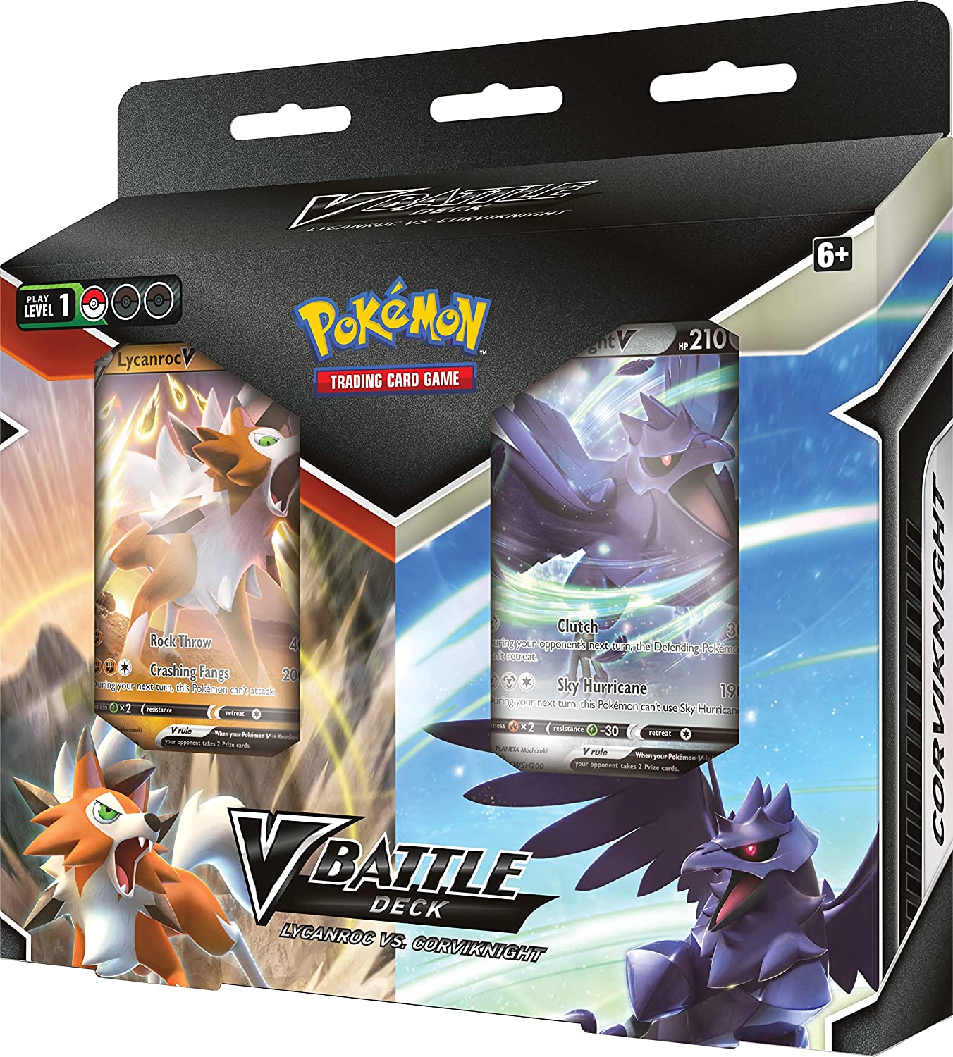 POKEMON V BATTLE DECKS LYCANROC VS CORVIKNIGHT - ON SALE SAVE $15