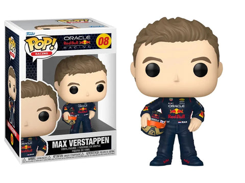 FUNKO POP FORMULA ONE  - 08 - MAX VERSTAPPEN ORACLE RED BULL RACING WITH HELMET