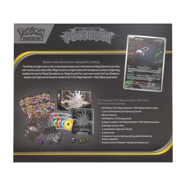 POKEMON ME05 -  PITCH BLACK ELITE TRAINER BOX PRE ORDER - NEW