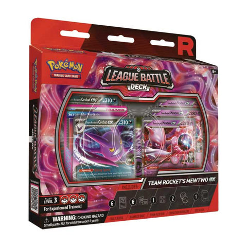 POKEMON LEAGUE BATTLE DECK TEAM ROCKET MEWTWO EX PRE ORDER - NEW