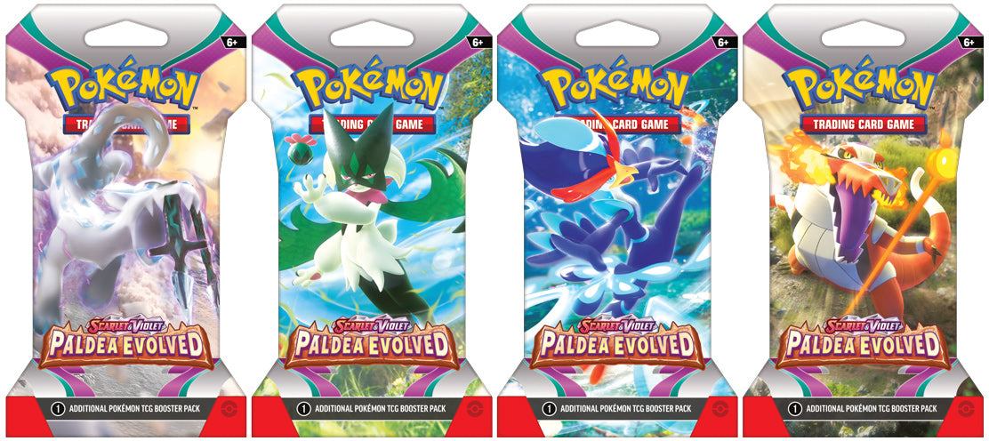 POKEMON SCARLET AND VIOLET II PALDEA EVOLVED SLEEVED BOOSTER PACKS SEALED CASE OF 144 PACKS