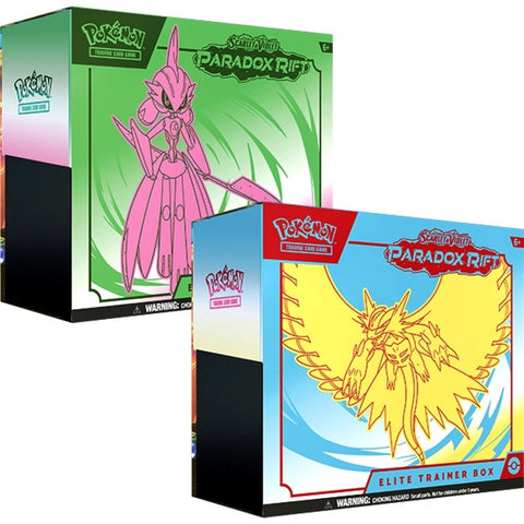 POKEMON SCARLET & VIOLET 4 PARADOX RIFT ELITE TRAINER BOX SET OF 2 - CHRISTMAS BLOWOUT SALE !!!