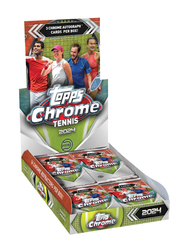 2024 TOPPS CHROME TENNIS HOBBY  BOXES - NEW!