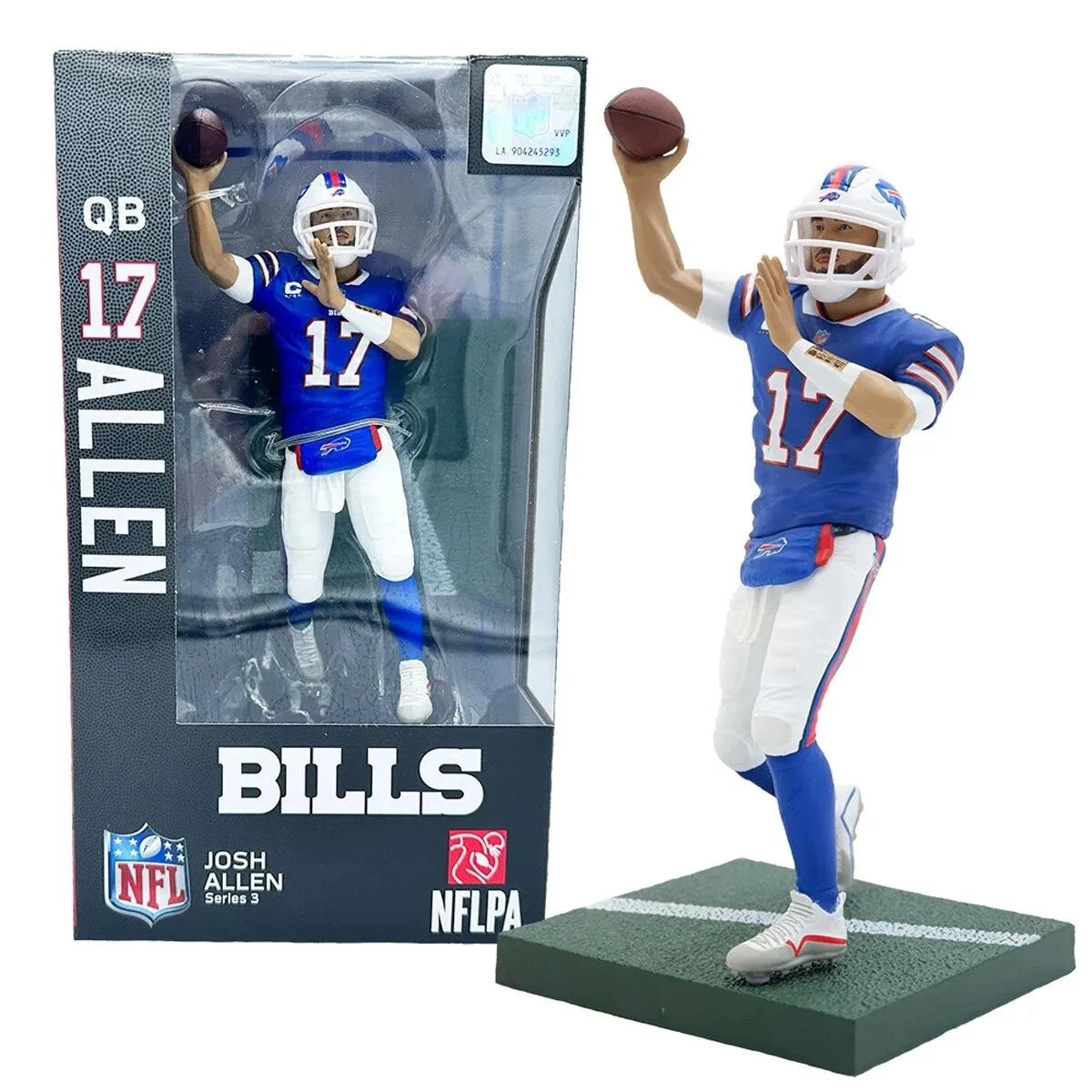 PREMIUM SPORTS ARTIFACTS - NFL 6" PREMIUM VINYL FIGURINE - JOSH ALLEN SERIES 3 - CHRISTMAS BLOWOUT SALE!!!