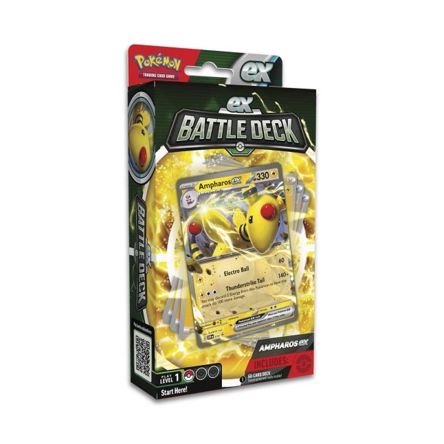 POKEMON SCARLETT & VIOLET AMPHAROS EX BATTLE DECK - CHRISTMAS SALE!