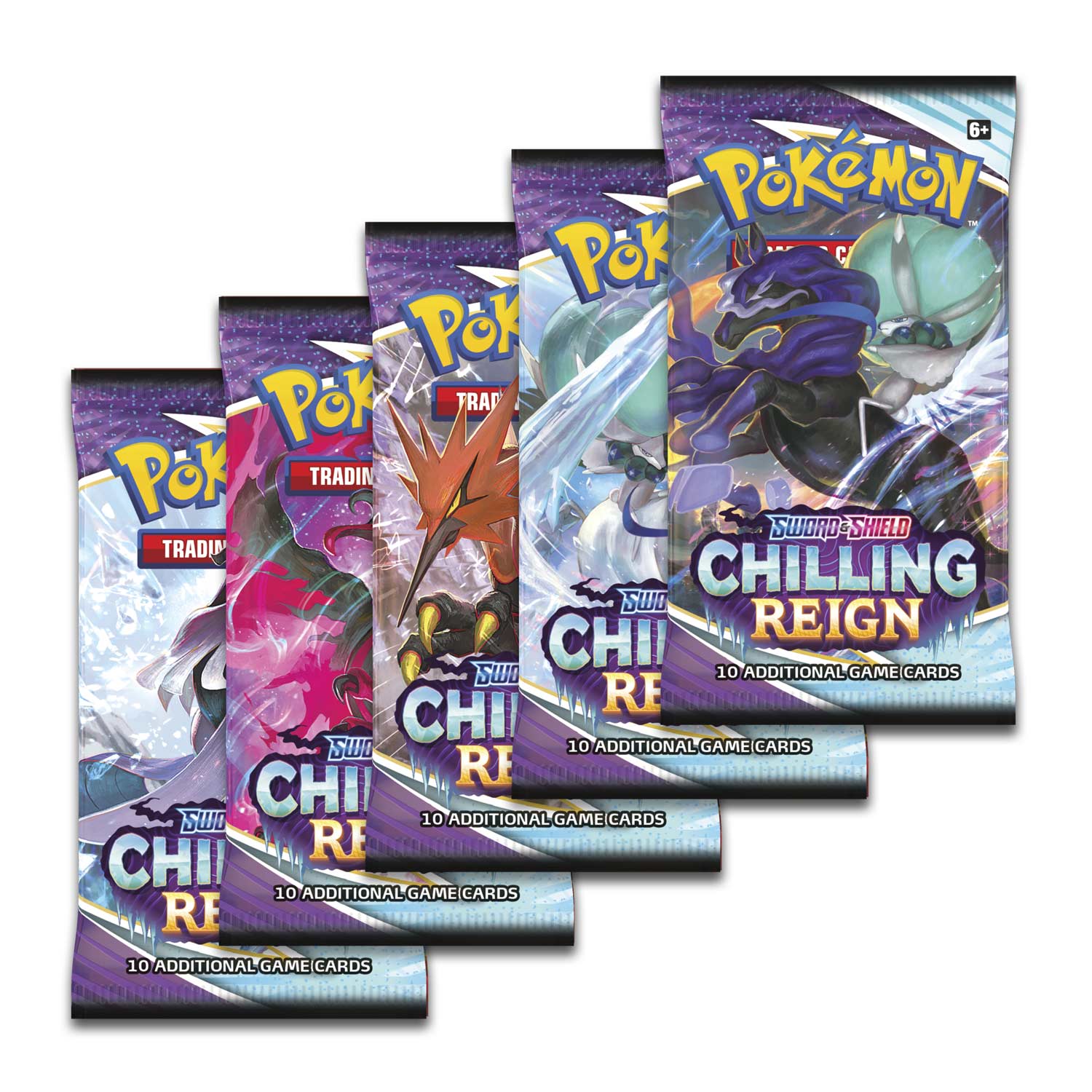POKEMON SW &SH 6 CHILLING REIGN BOOSTER SINGLE PACK (RANDOM ART) - CHRISTMAS BLOWOUT SALE!!!