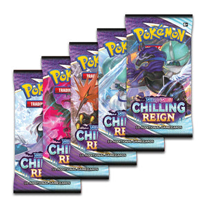 POKEMON SW &SH 6 CHILLING REIGN BOOSTER SINGLE PACK (RANDOM ART) - CHRISTMAS BLOWOUT SALE!!!