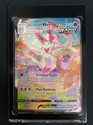 POKEMON SW&SH EVOLVING SKIES SYLVEON VMAX ALTERNATE ART SECRET 212/203 - MINT