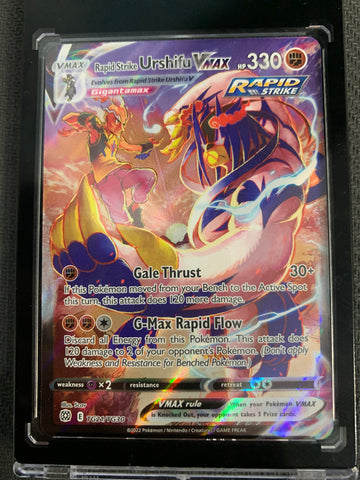 2022 POKEMON SW&SH BRILLIANT STARS RAPIDSTRIKE URSHIFU VMAX FULL ART RARE #TG21 -PACK FRESH!