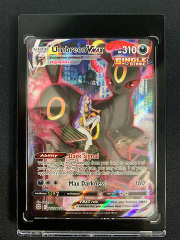 2022 POKEMON SW&SH BRILLIANT STARS FULL ART RARE UMBREON VMAX #TG23 - MINT