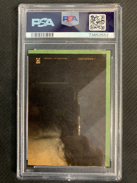 1970-71 O-PEE-CHEE HOCKEY #246 BOSTON BRUINS - BOBBY ORR HART TROPHY CARD GRADED PSA 6 EX-MT