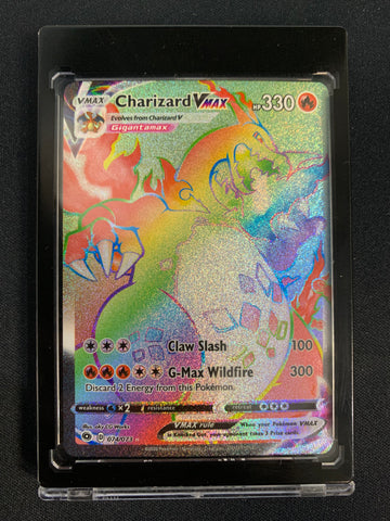 POKEMON CHAMPION'S PATH VMAX FULL ART SECRET RARE CHARIZARD 074/073 - MINT