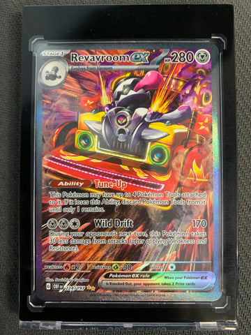 POKEMON S/V OBSIDIAN FLAMES - REVAVROOM EX SPECIAL ILLUSTRATION RARE HOLO 224/197 - MINT