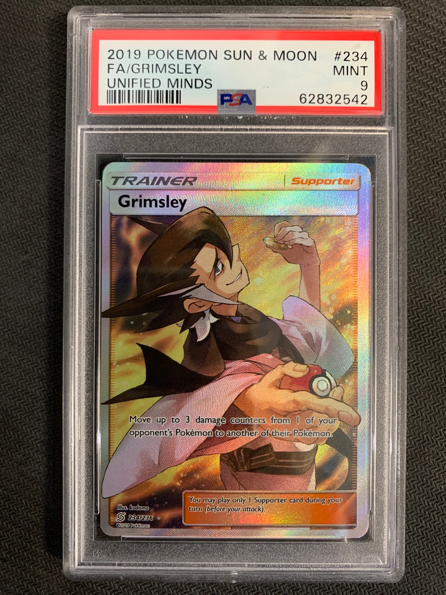 2019 POKEMON SUN & MOON UNIFIED MINDS GRIMSLEY FULL ART TRAINER 234/23 Mint Sports Cards & Collectibles 2019 POKEMON SUN & MOON UNIFIED MINDS GRIMSLEY FULL ART TRAINER 234/23 Mint Sports Cards & Collectibles