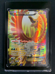 2016 POKEMON XY BREAKPOINT - HO-OH EX FULL ART ULTRA RARE 121/122 - MINT