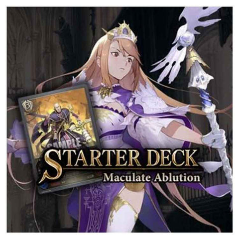 BUSHIROD SHADOWVERSE EVOLVE STARTER DECK #6 MACULATE ABLUTION - CHRISTMAS SALE!!!