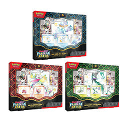 POKEMON SCARLET & VIOLET 4.5 PALDEAN FATES EX PREMIUM COLLECTION SET OF 3 BOXES