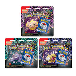 POKEMON SCARLET & VIOLET 4.5 PALDEAN FATES TECH STICKER COLLECTION SET OF 3 - PRE ORDER