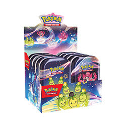 POKEMON SCARLET & VIOLET 4.5 PALDEAN FATES MINI TIN DISPLAY OF 10 MINI TINS - PRE ORDER
