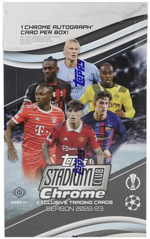 2022-23 TOPPS UEFA STADIUM CLUB CHROME SOCCER HOBBY BOXES - BRAND NEW!