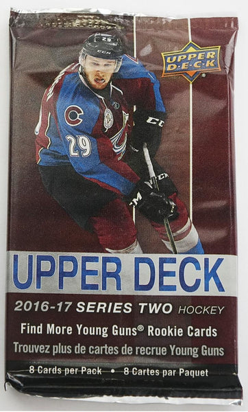 2016-17 UPPER DECK HOCKEY SERIES 2 RETAIL BOXES (GRAVITY FEED 36 PACKS IN BOX))