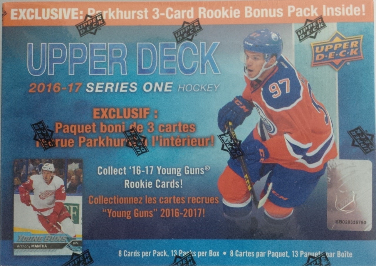 2016-17 UPPER DECK HOCKEY SERIES 1 MEGA BOXES