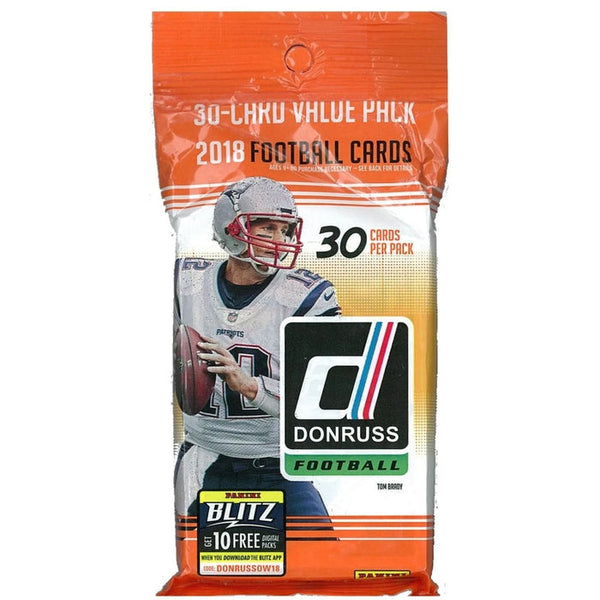 2018 PANINI DONRUSS NFL FOOTBALL CELLO FAT PACKS