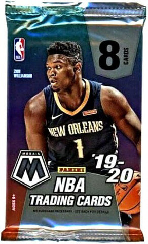 2019-2020 PANINI MOSAIC NBA BASKETBALL MEGA SINGLE PACKS