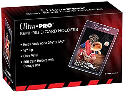 ULTRA PRO SEMI RIGID CARD HOLDER - PACKAGE OF 200