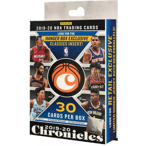 2019-2020 PANINI CHRONICLES NBA BASKETBALL HANGER BOXES