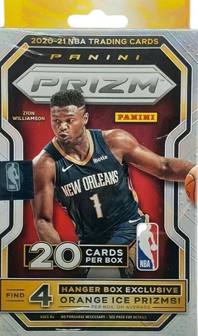 2020-2021 PANINI PRIZM BASKETBALL HANGER BOXES (ORANGE ICE PRIZM EXCLUSIVES)