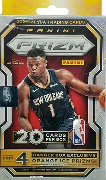 2020-2021 PANINI PRIZM BASKETBALL HANGER BOXES (ORANGE ICE PRIZM EXCLUSIVES)