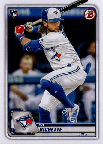 2020-21 TOPPS BOWMAN BASEBALL #52 TORONTO BLUE JAYS - BO BICHETTE ROOKIE CARD RAW