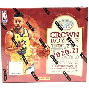 2020-2021 PANINI CROWN ROYALE NBA BASKETBALL HOBBY BOXES (NEW!)