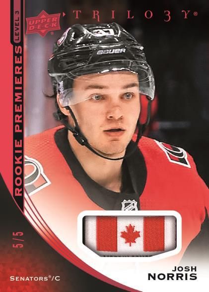 2020-21 UPPER DECK TRILOGY HOCKEY HOBBY BOXES