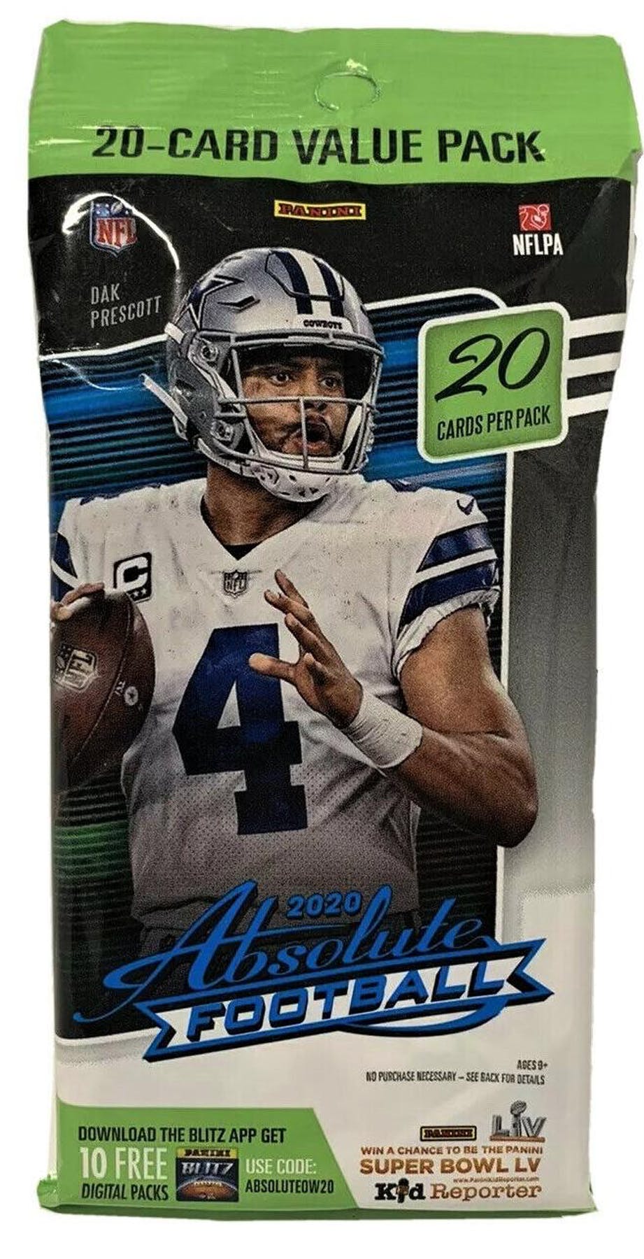 2020 PANINI ABSOLUTE NFL FOOTBALL VALUE FAT PACKS