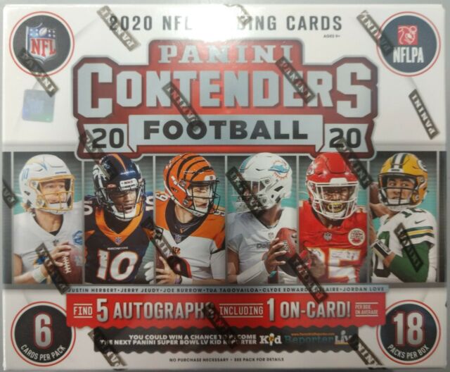 2020 PANINI CONTENDERS NFL FOOTBALL HOBBY BOX SINGLE PACKS