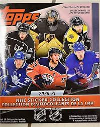 2021 TOPPS NHL STICKER ALBUM/BOOK PACKS