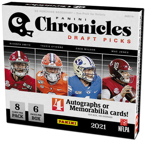 2021 PANINI CHRONICLES DRAFT PICKS FOOTBALL HOBBY BOXES