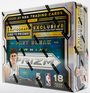2020-21 PANINI PRIZM NBA BASKETBALL FAST BREAK HOBBY BOX SINGLE PACKS