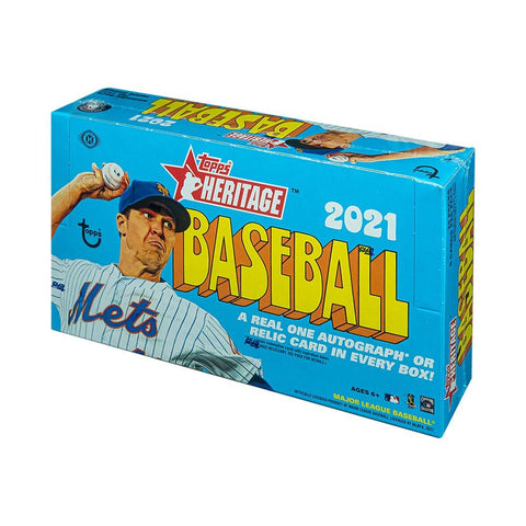 2021 TOPPS HERITAGE BASEBALL HOBBY SINGLE PACKS