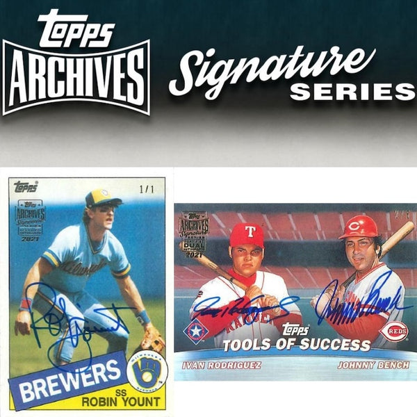 2021 TOPPS ARCHIVE SIGNATURES BASEBALL RETIRED PLAYERS HOBBY BOXES - NEW!