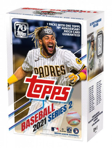 2021 TOPPS BASEBALL SERIES 2 BLASTER BOX SINGLE PACKS