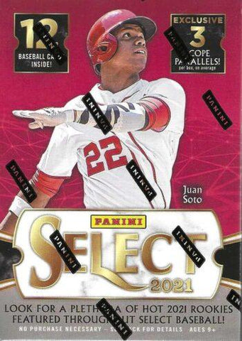 2021 PANINI SELECT BASEBALL RETAIL BLASTER BOX