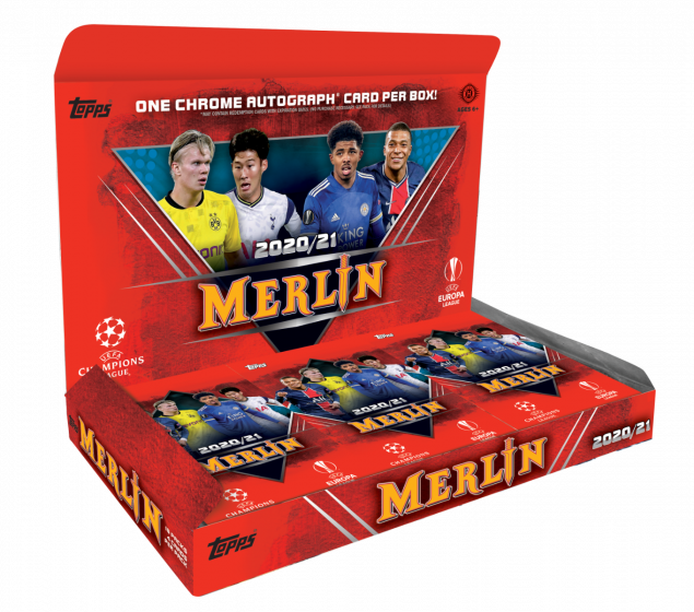 2021 TOPPS UEFA MERLIN SOCCER HOBBY BOXES