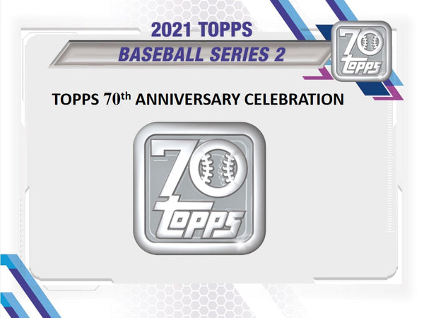 2021 TOPPS BASEBALL SERIES 2 HOBBY BOXES - NEW!