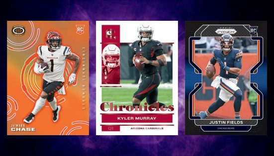 2021 PANINI CHRONICLES NFL FOOTBALL 15 CARD VALUE PACKS CELLO